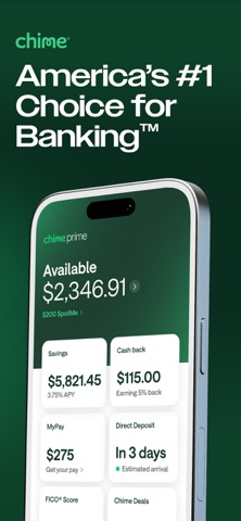 Скриншот Chime® – Mobile Banking 1